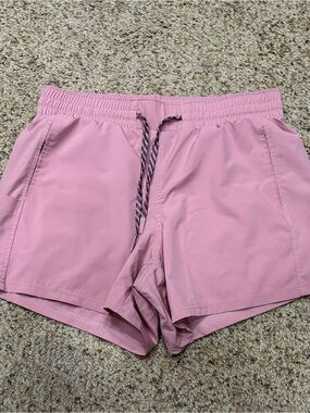 Pacific Trail Rose Pink Athletic Drawstring Shorts